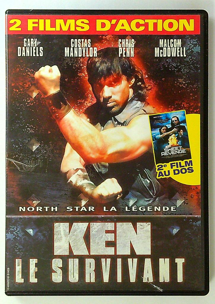 Dvd 2 Films d'action sweet Revenge ken Le Survivant