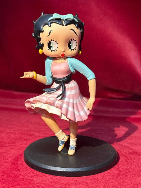 Figurine Betty Boop rose et bleu Fleischer Studios