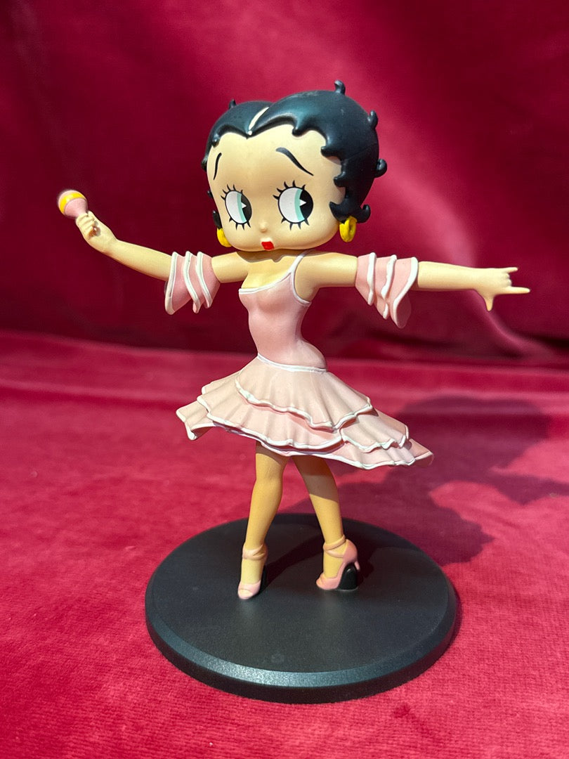 Tirelire Betty Boop danseuse flamenco rose Fleischer Studios