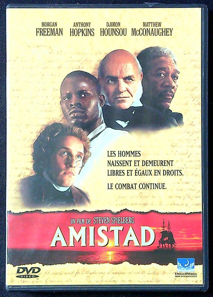 Dvd Amistad – Steven Spielberg – Vidéo – Drame historique