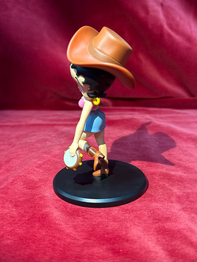 Figurine Betty Boop cow-girl tambourin Fleischer Studios