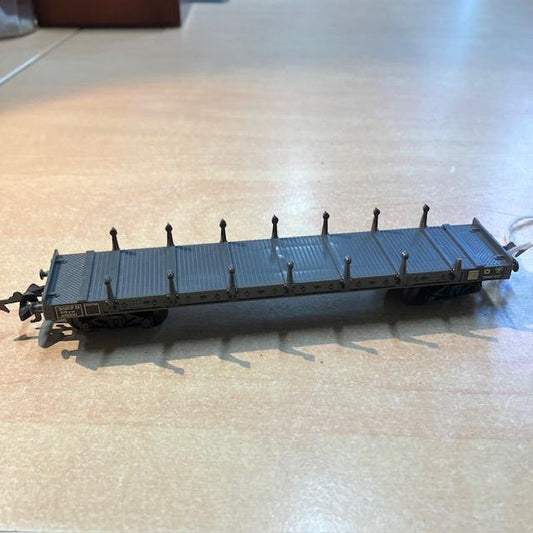 Wagon Plat Jouef Marchandises, Attelage A Croc, Marquage Sncf 4 Rryw 418521