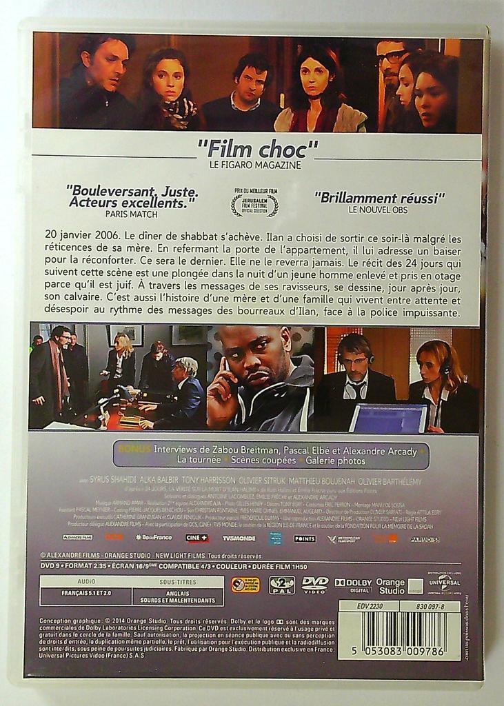 Dvd 24 Jours - La vérité sur l'affaire Ilan Halimi