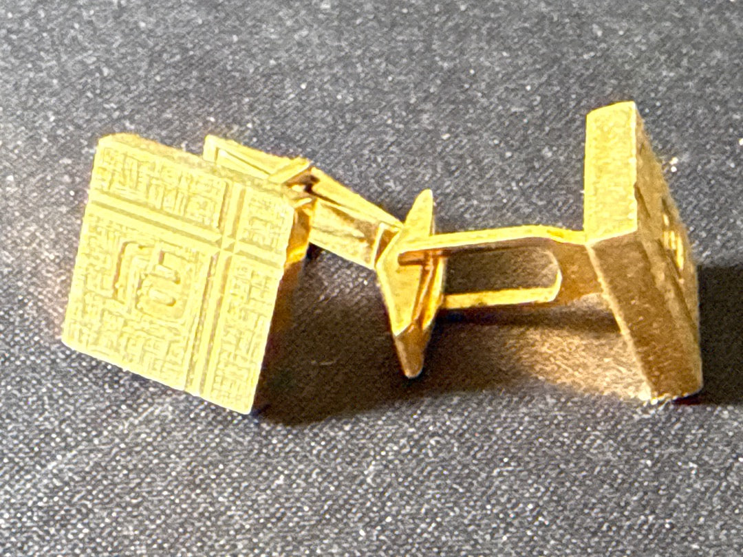 Boutons de manchette – Murat – Accessoire – Doré vintage - Plaqué Or