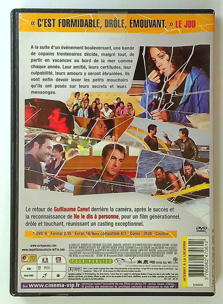 dvd Les Petits Mouchoirs film Guillaume Canet