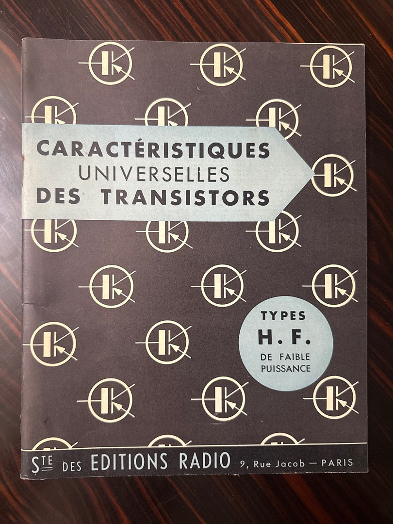 Livre – Éditions Radio – Non-fiction – Transistors vintage 1961