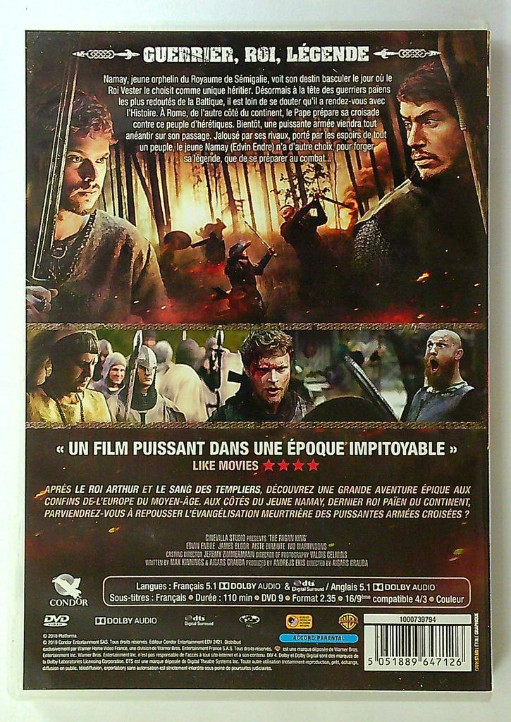 Dvd The Pagan King Condor Entertainment film