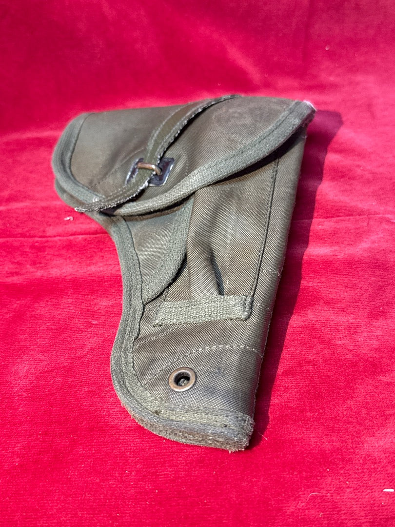 Holster militaire toile kaki Paris 1960