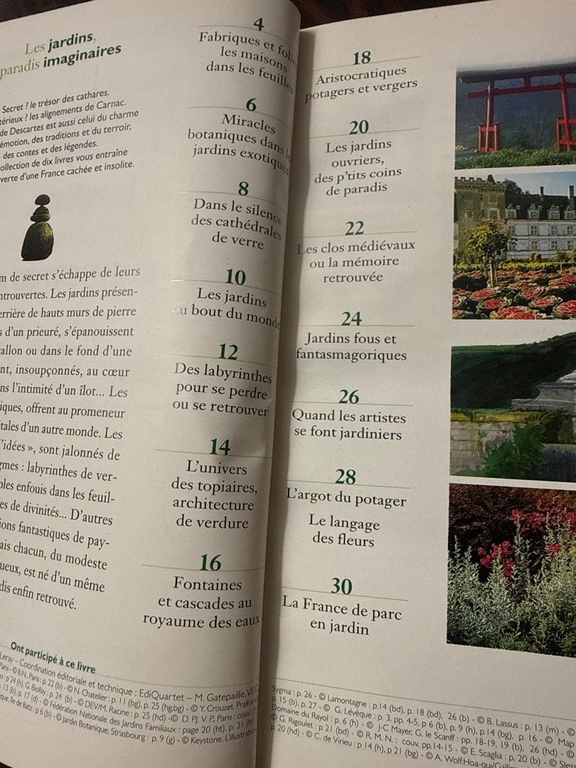 Livre Les jardins – Gallimard – Livre – Guide illustré