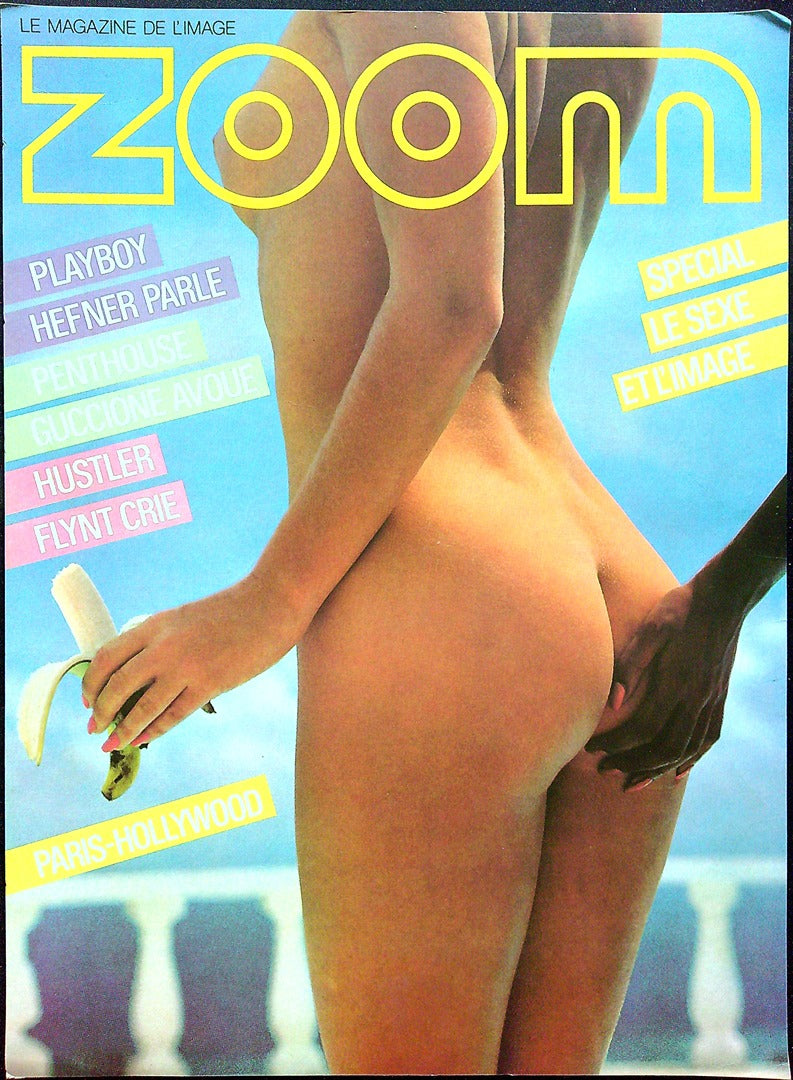 Affiche de Kiosque Plv Promo Magazine Zoom Spécial Sexe et Image Vintage Bleu