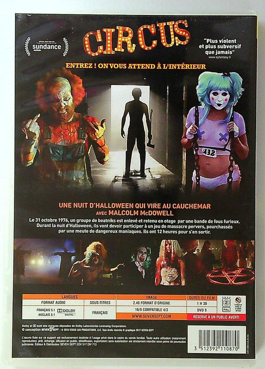 Dvd film horreur 31 de Rob Zombie Seven Sept