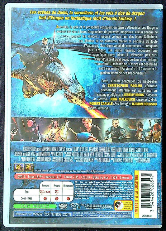 Dvd Eragon – 20th Century Fox – Film – Heroic Fantasy