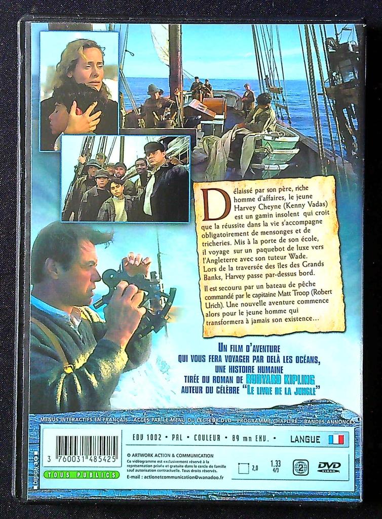 Dvd – Capitaines Courageux – Dvd – Film d'aventure