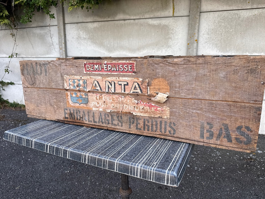 Caisse en bois – Antar – Boîte de rangement – Vintage