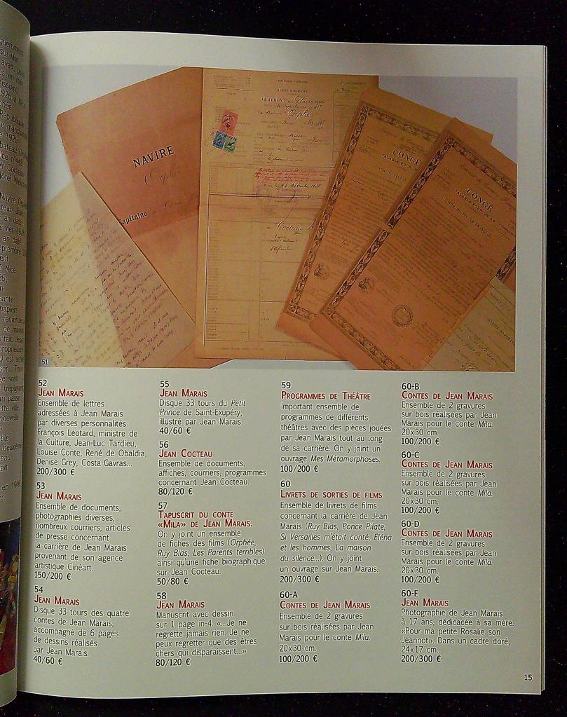 Catalogue – Cocteau Marais – Livre – Arts Talents