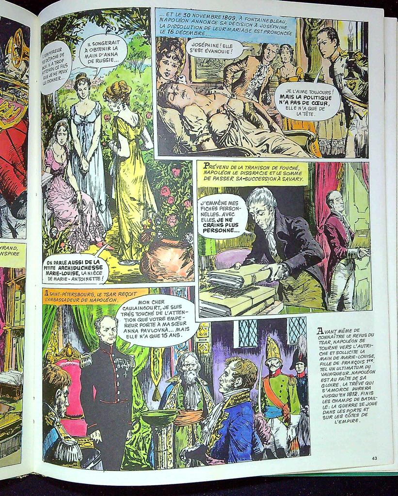 Bande dessinée – Larousse Napoléon 1er – Bd – Histoire de France