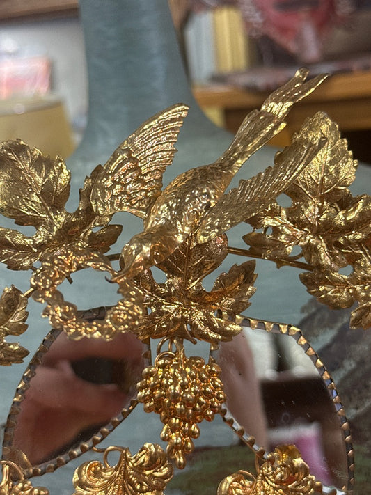 Porte-couronne de mariée – Napoléon Iii – Ornement – Laiton doré