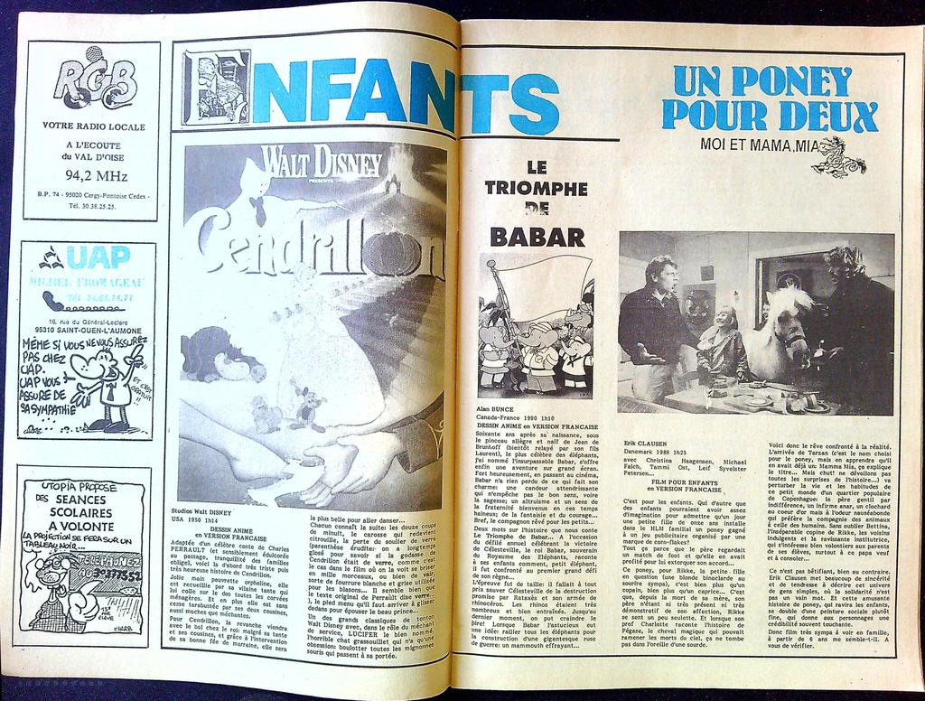 Gazette cinéma – Utopia N°36 1991 – Cinéma – Vintage