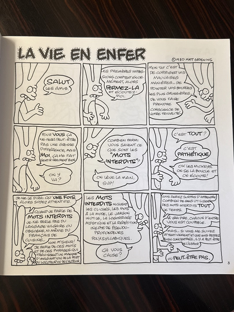 Livre Bd – Matt Groening – Un gros livre d'enfer