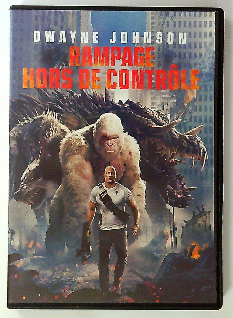 Dvd Rampage : Hors de Contrôle avec Dwayne Johnson