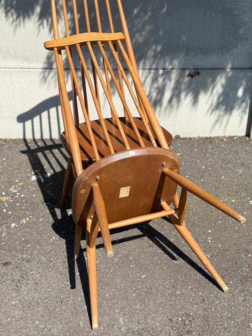 Chaises – Ercol Quaker – Mobilier – Vintage en bois d'orme