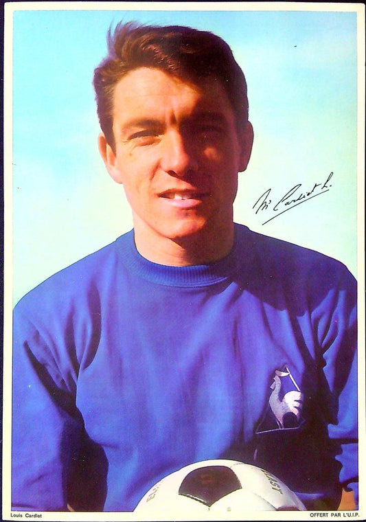 Fiche football Louis Cardiet – Caltex 1966 – Memorabilia – Stade Rennais