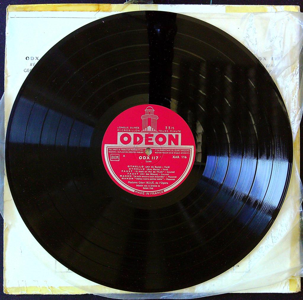 Vinyle – Geori Boué Odx 117 – Musique – Récital opéra