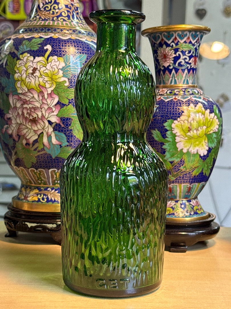 Bouteille Get 27 – Get 27 – Bouteille en verre – Vintage vert relief