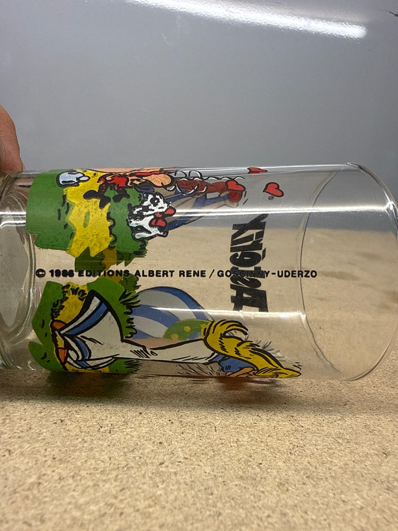 Verre à moutarde – Astérix – Verre – Obélix et Falbala 1986