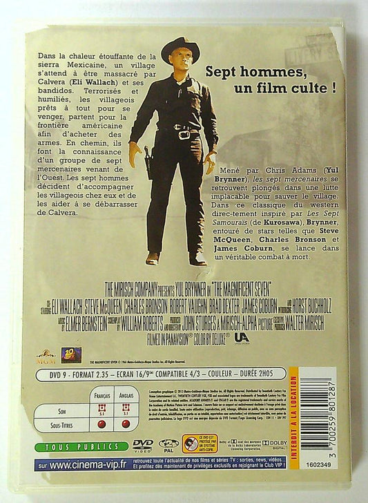 Dvd Les Sept Mercenaires - Western culte Mgm
