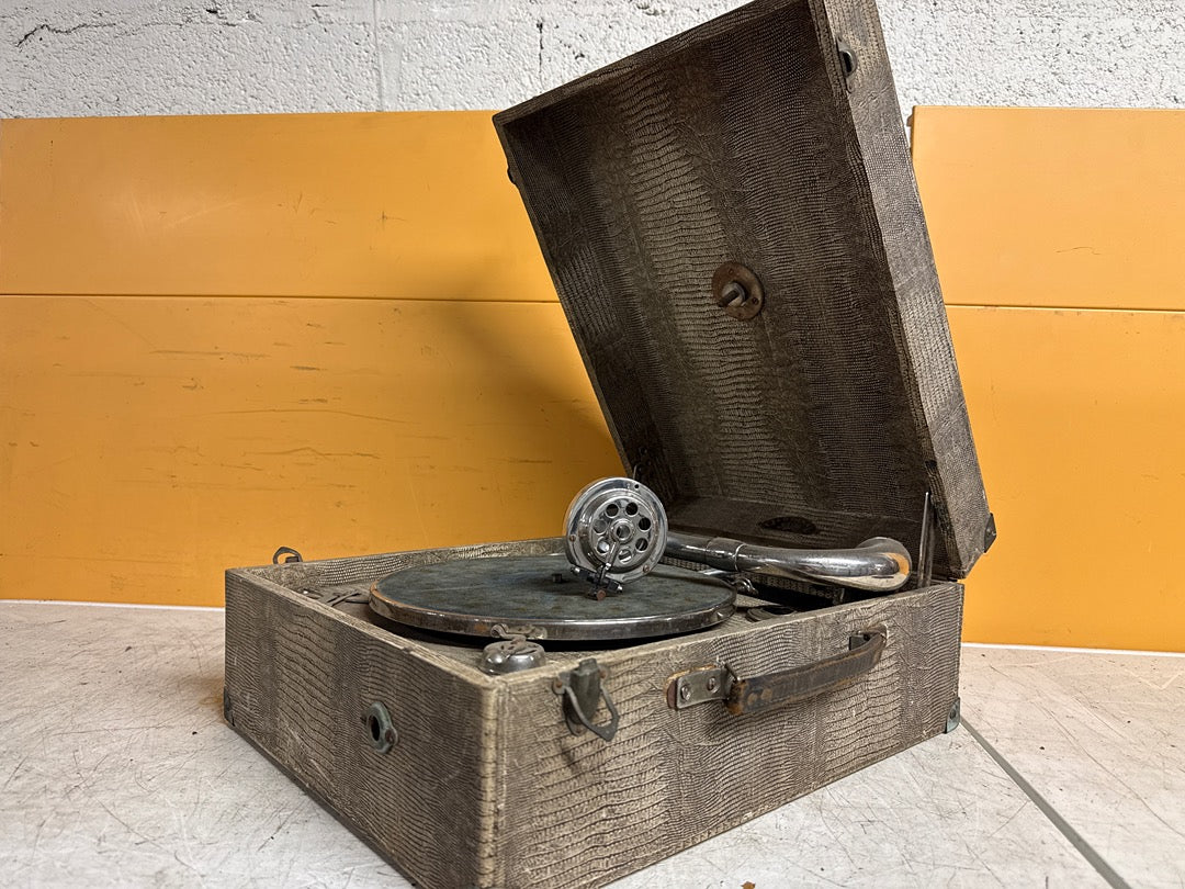 Gramophone Pathe – Valise ancienne
