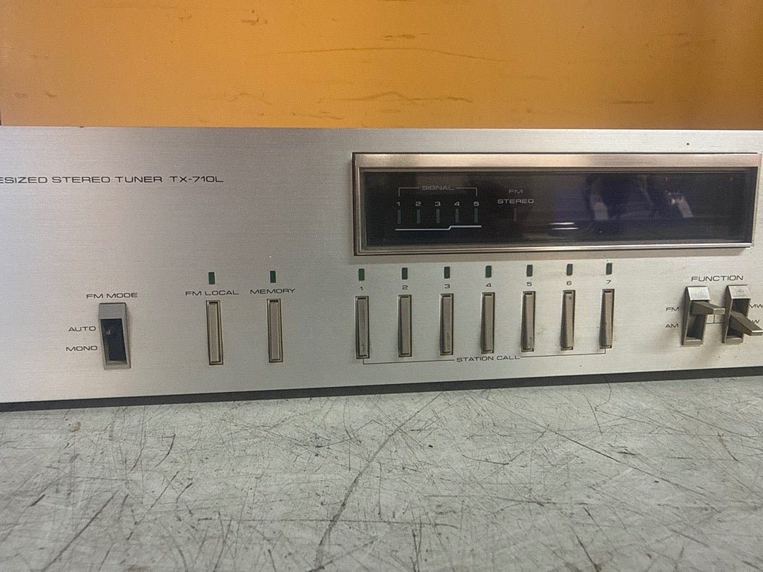 Tuner – Pioneer Tx-710l – Tuner radio – Argenté vintage