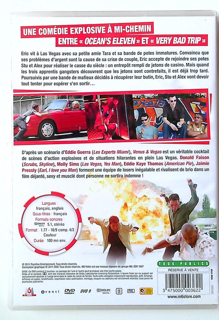 Dvd Venus & Vegas film comédie action Donald Faison