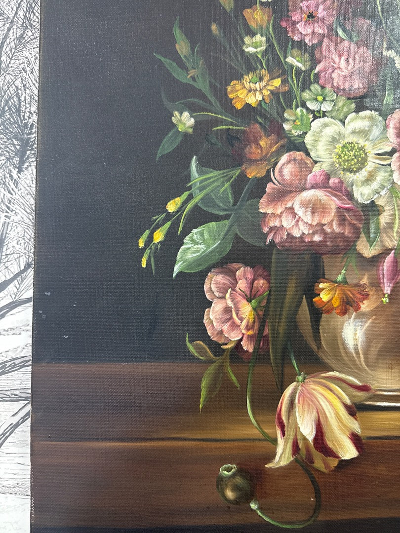 Tableau peinture – Mak – Peinture – Nature morte aux fleurs