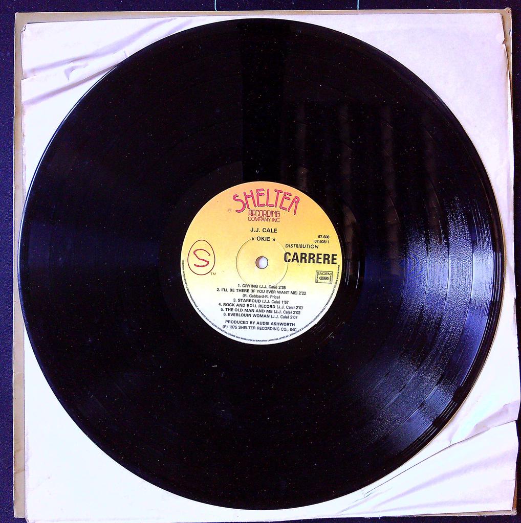 Vinyle Lp J.j. Cale Okie Carrere Shelter