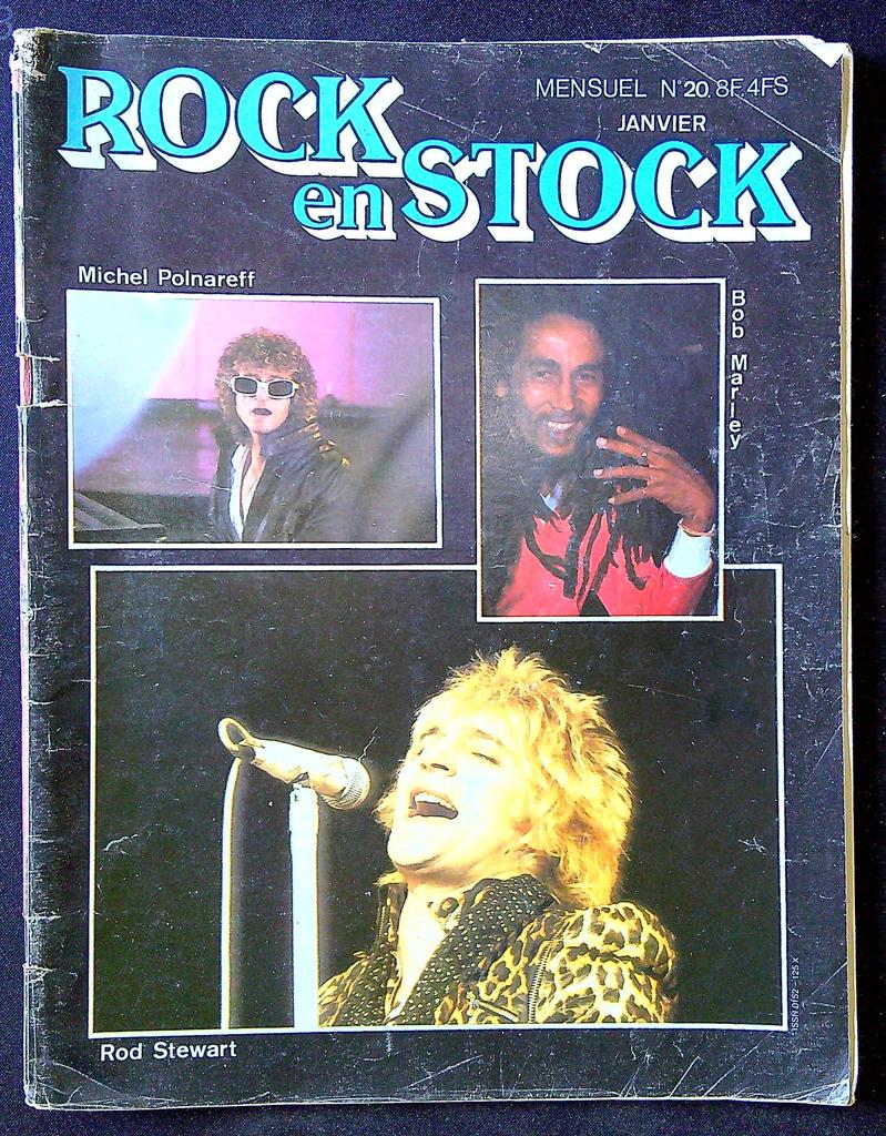 Magazine – Rock En Stock N°20 – Musique – Bob Marley Polnareff