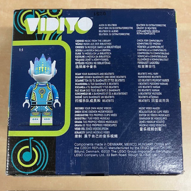 Boite de Lego Vidiyo REF 43104 Alien DJ Beatbox