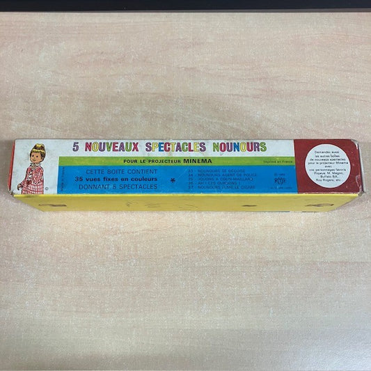 Boite de 35 Vues Fixes En Couleur Nounours, Bonne Nuit Les Petits, Diapositives, Pour Projecteur Min