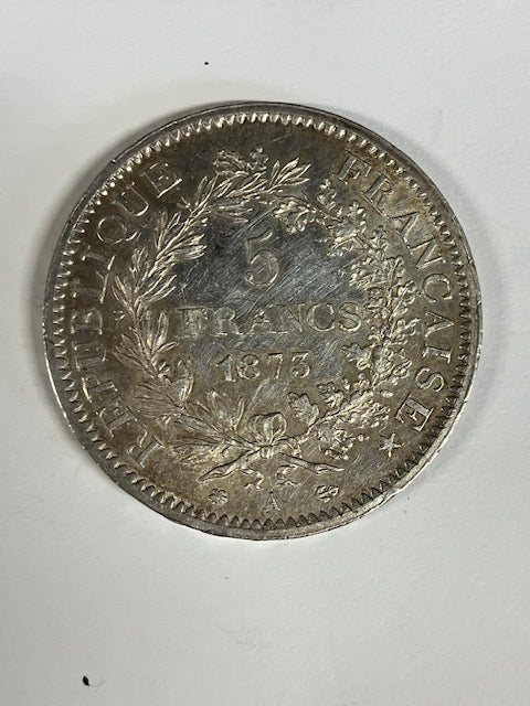 Pièce 5 Francs 1873 A