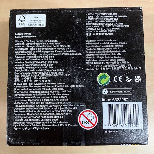 Boite de Lego Vidiyo Ref 43107 Hiphop Robot Beatbox