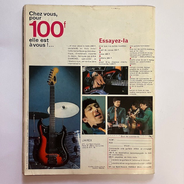 Magazine Rock And Folk Numéro 12 Johnny Hallyday