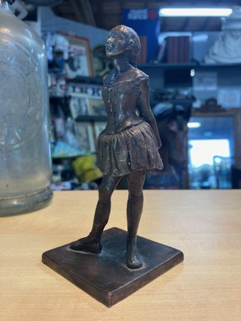 Statue Antiquité Bronze La Petite Danseuse de 14 Ans D'après Degas