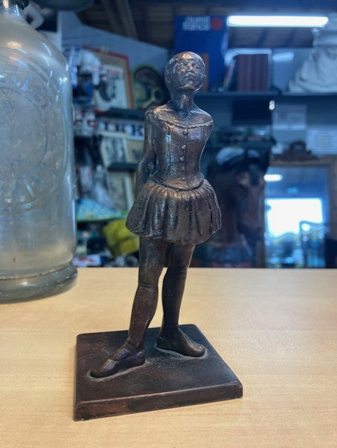 Statue Antiquité Bronze La Petite Danseuse de 14 Ans D'après Degas