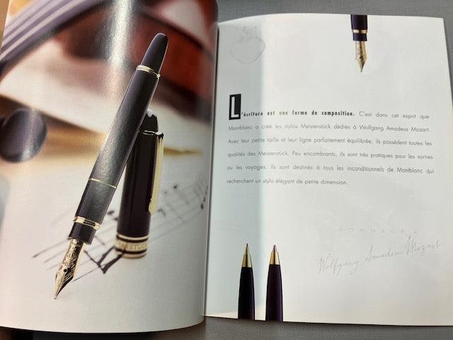 Catalogue Stylos MONTBLANC Post scriptum - Impressions français Colonna