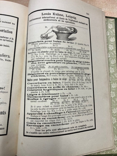 Livre 1893 La Nouvelle Science De Guérir Louis Kuhne