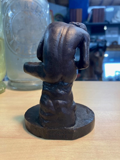 Statue Antiquité Bronze Homme Nue Le Tireur D'épine