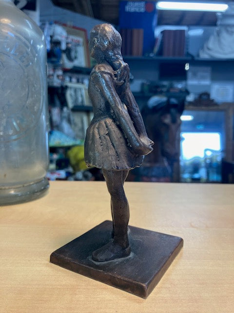 Statue Antiquité Bronze La Petite Danseuse de 14 Ans D'après Degas