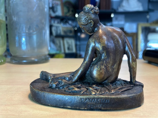 Statue Nymphe au Scorpion Antiquité Bronze