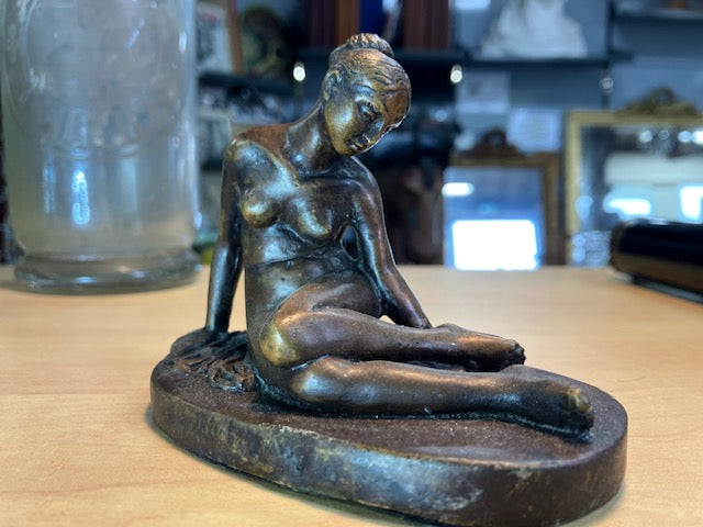 Statue Nymphe au Scorpion Antiquité Bronze