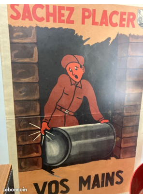 Lot de 3 Affiches sur La Sécurité